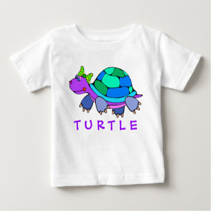 Adortable Turtle farbenfrohe Kleinkind T - Shirt