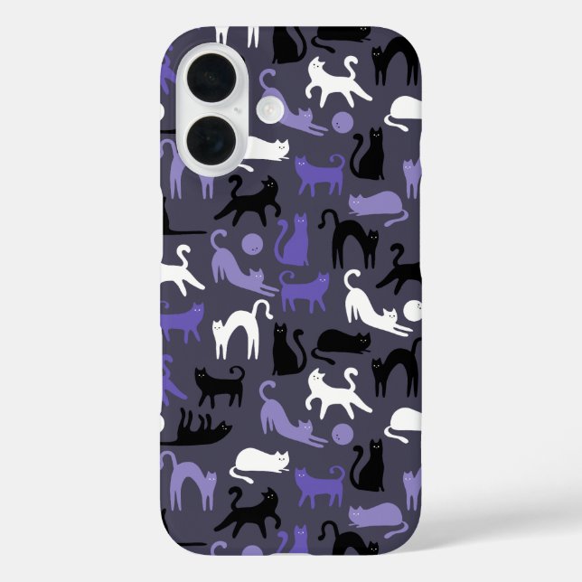 Adortable Yoga Niedlich Cat Posen Case-Mate iPhone Hülle (Rückseite)