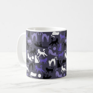 Adortable Yoga Niedlich Cat Posen Kaffeetasse