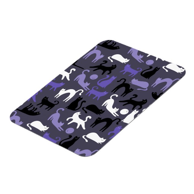 Adortable Yoga Niedlich Cat Posen Magnet (Linke Seite)