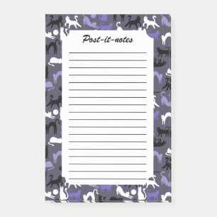 Adortable Yoga Niedlich Cat Posen Post-it Klebezettel