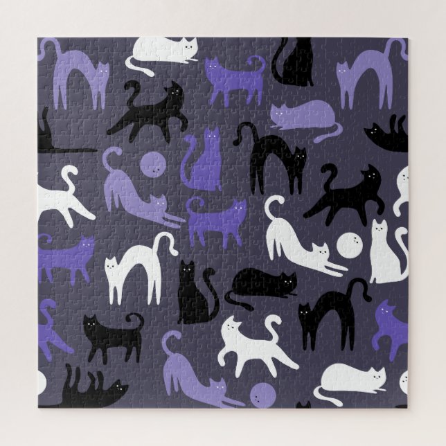 Adortable Yoga Niedlich Cat Posen Puzzle (Vertikal)