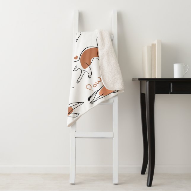 Adortable zeichnend Tiere Katzen Meow Sherpadecke (Beispiel)