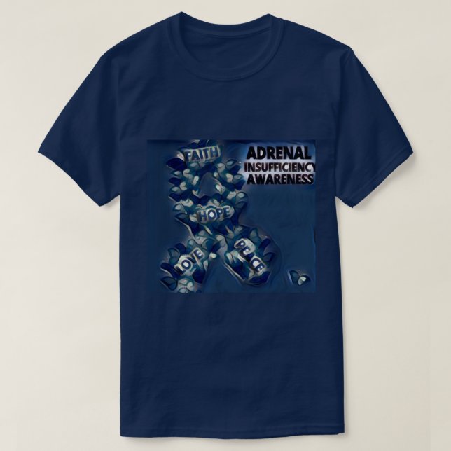 Adrenales Unzulänglichkeitsbewusstsein T-Shirt (Design vorne)