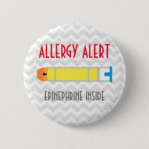 Adrenalin-Allergie-Alarm-Knopf Button