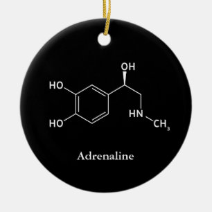 Adrenalin Epinephrine Molecule Chemie Keramikornament