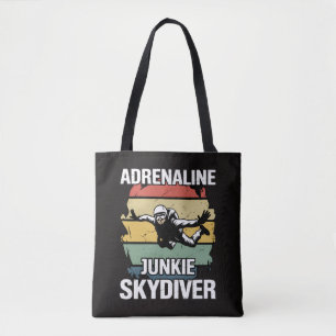 Adrenalin-Junkie-Fallschirmspringer