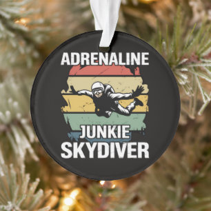 Adrenalin-Junkie-Fallschirmspringer Ornament
