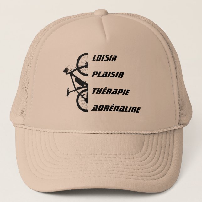 Adrénaline VTT Truckerkappe (Vorderseite)