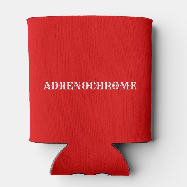 Adrenochrome Foam Can Cooler Dosenkühler (Rückseite)