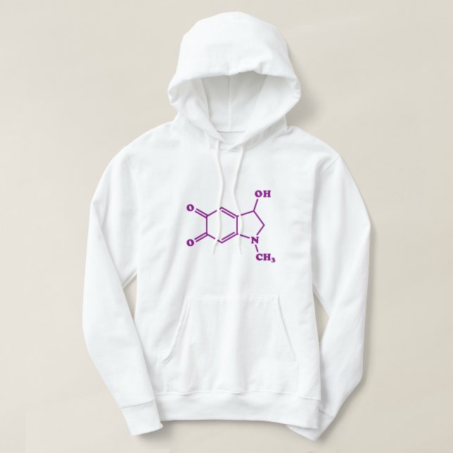 Adrenochrome Molekulare Chemische Formel Hoodie (Design vorne)