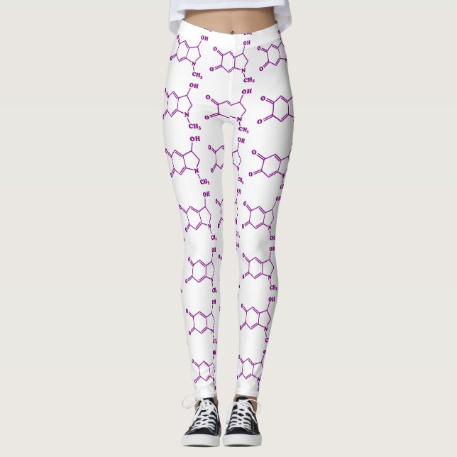 Adrenochrome Molekulare Chemische Formel Leggings (Vorderseite)