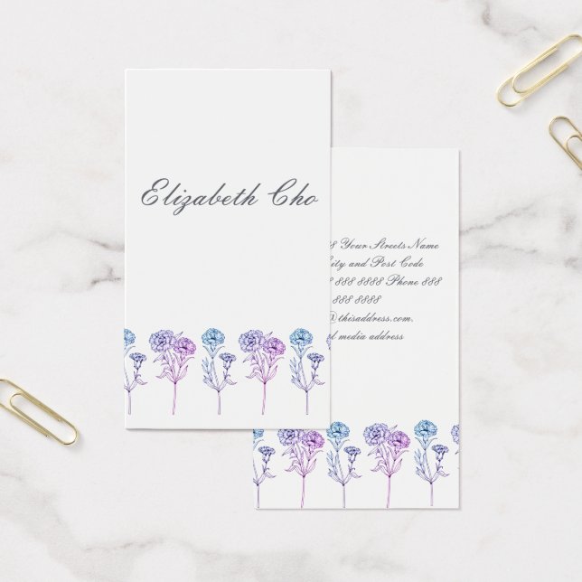 Adressänderung - Nelken (Büro)