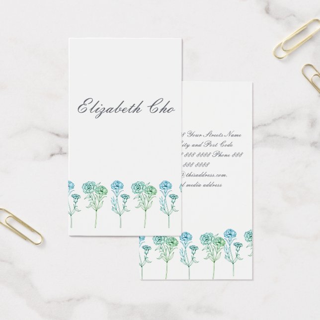 Adressänderung - Nelken (Büro)