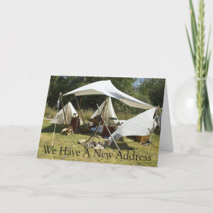 Adressänderung: Zelt Ankündigung