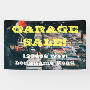 Adressbanner für Garage-Verkauf Banner