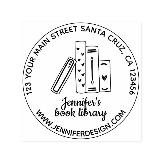 Adressbuchbibliothek Permastempel (Design)