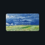 ADRESSE-ETIKETT : VAN GOGH : WEIZFELD ADRESSAUFKLEBER<br><div class="desc">ADRESSE-ETIKETT: VAN GOGH : WEIZFELD UNTER THUNDERCLOUUUES</div>