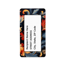 Adresse Rosepaint Rosemaling 1 von 6 Adressaufkleber