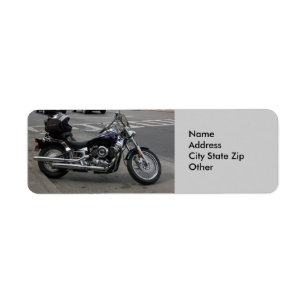 Adressen-Etiketten Motorrad