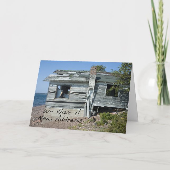 Adressenänderung: Auf dem Wasser Ankündigung (Vorderseite)