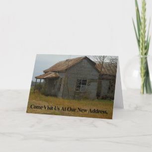 Adressenänderung Karte: Gekommen besuchen Sie uns Ankündigung