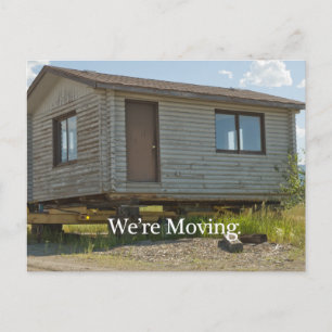 Adressenänderung Karte: Wir bewegen 2 Ankündigungspostkarte