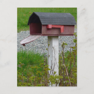Adressenänderung ländlichen Land-Briefkasten Ankündigungspostkarte