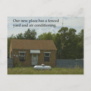 Adressenänderung Postkarte: Gehörter Hof Ankündigungspostkarte