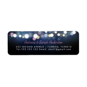 Adressenänderung: Wir haben helle Lichter des Haus