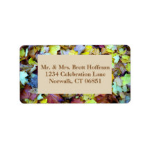 Adressenauflistung für Herbstlaub