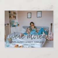 Adressenwechsel Hipster modern