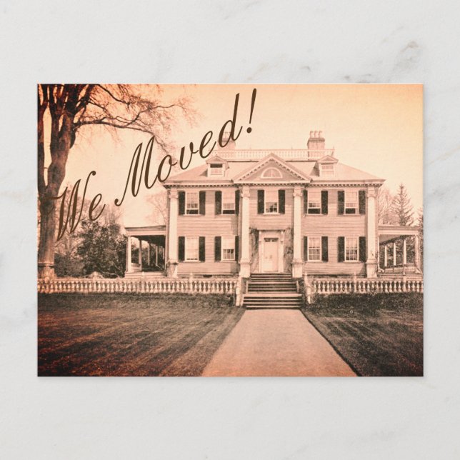 Adresswechsel - Das Haus - Postkarte (Vorderseite)