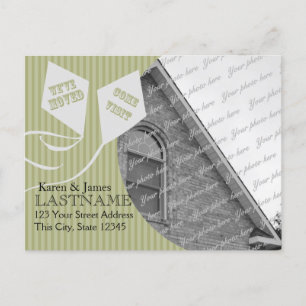 Adresswechsel mit Foto Ankündigungspostkarte