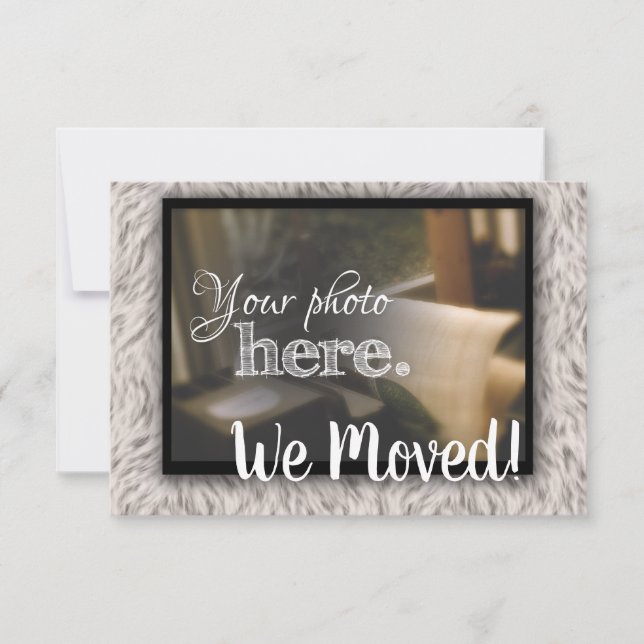 Adresswechsel Wir haben die Erwärmung des Segen Ha Ankündigung (Vorderseite)