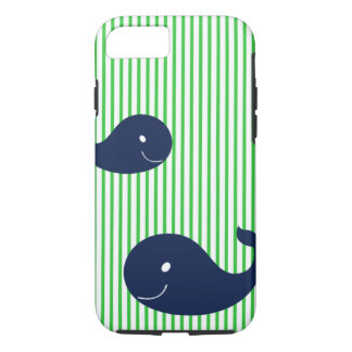 Adretter Wal-Marine-Grün-Streifen iPhone 7 Fall Case-Mate iPhone Hülle