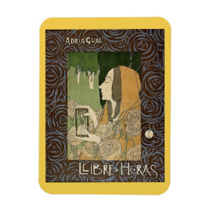 Adrià Gual, Llibre d'Horas, Vintages Stundenbuch Magnet