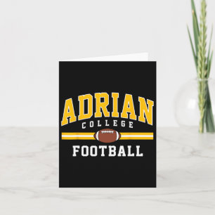 Adrian Uni Football Arch Vintages Design für mich Karte