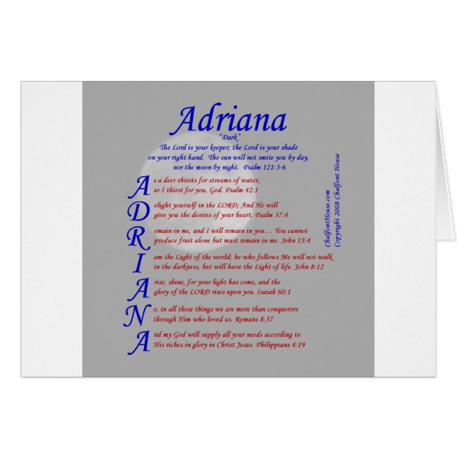 AdrianaAcrostic (Vorderseite (Horizontal))