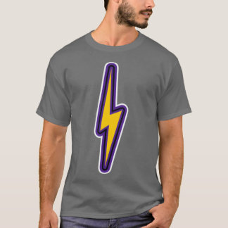 Adrianx27s Lila Amp Gold Blitzschlag T-Shirt