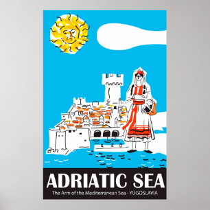 Adriatisches Meer Poster