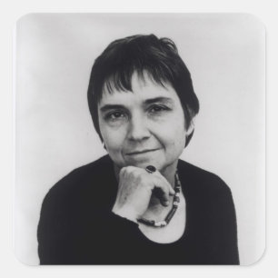 Adrienne Cecile Rich , 1970er Quadratischer Aufkleber