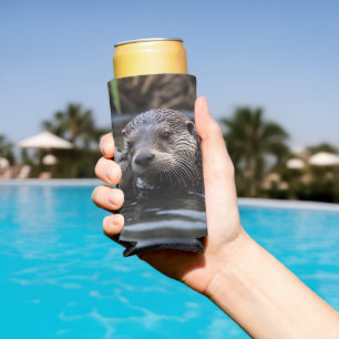 **"Adrift in Liebe: Mama und Baby Otter"*** Selters Dosenkühler