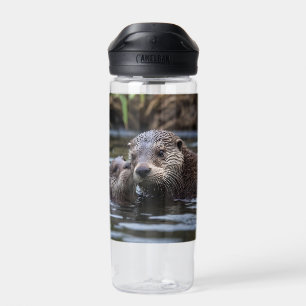 **"Adrift in Liebe: Mama und Baby Otter"*** Trinkflasche