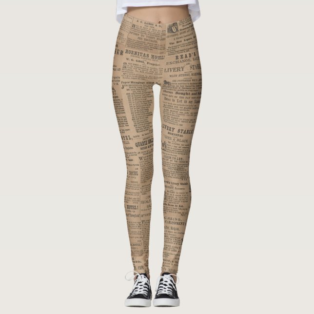 Ads of the Past, NY 1856 Leggings (Vorderseite)
