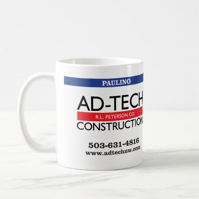 AdTechMugPAULINO Kaffeetasse (Links)