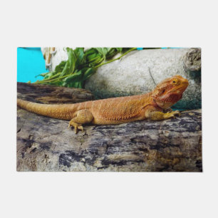 Adult Bearded Dragon Lizard Fußmatte