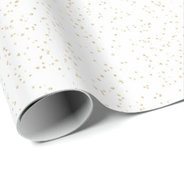 Adult Birthday Gold Glitzer Geschenkpapier