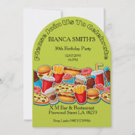 Adult Birthday Party Einladung