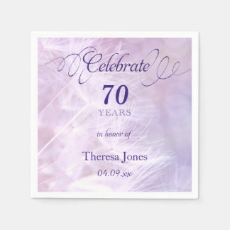 Adult Birthday Party Standard Cocktail Napkin Serviette